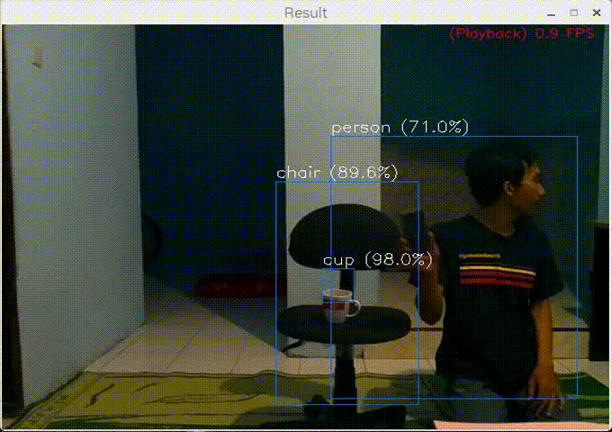 Output video object detection